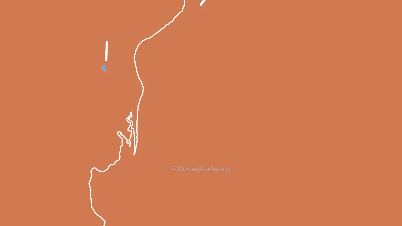 Troy, OR Map of Murder Rates