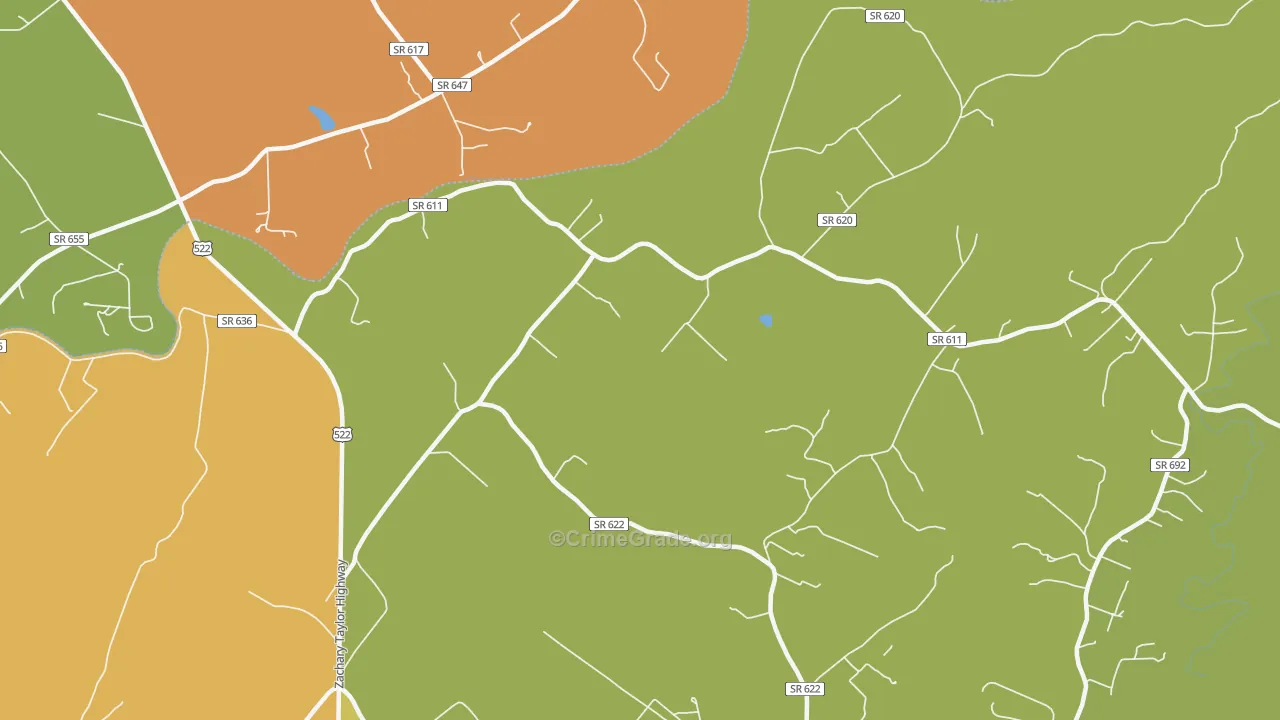 Trueblue, VA Map of Murder Rates