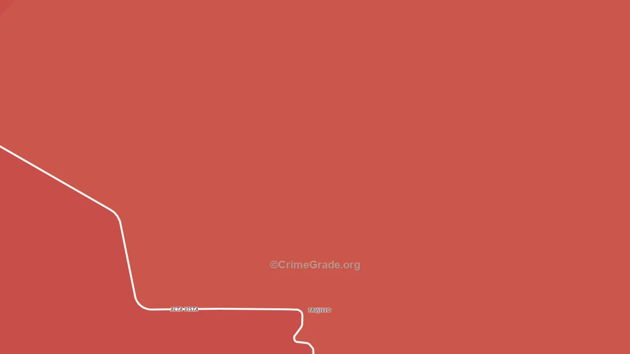 Trujillo, NM Map of Murder Rates