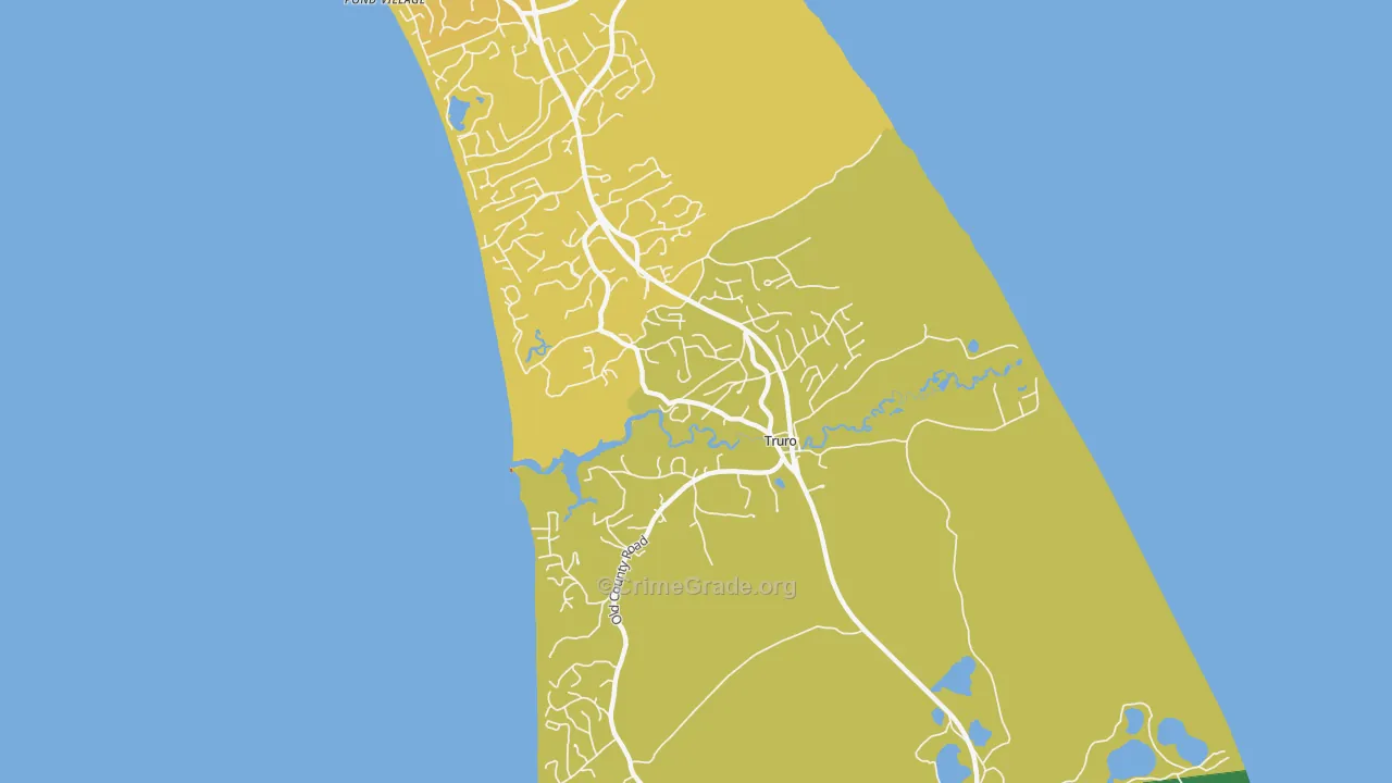 Truro, MA Map of Murder Rates