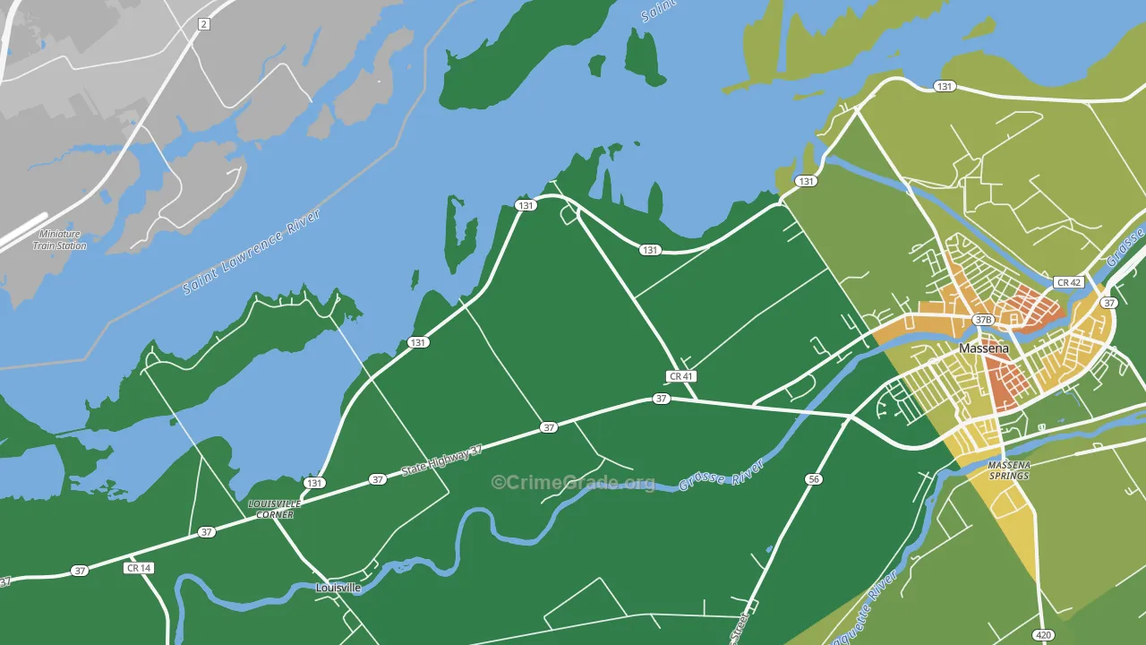 Tucker Terrace, NY Map of Murder Rates