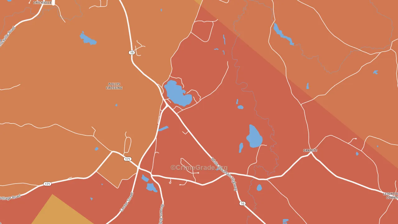 Tuftonboro, NH Map of Murder Rates