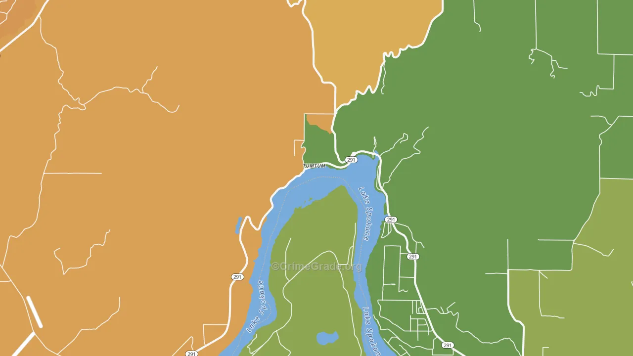 Tumtum, WA Map of Murder Rates