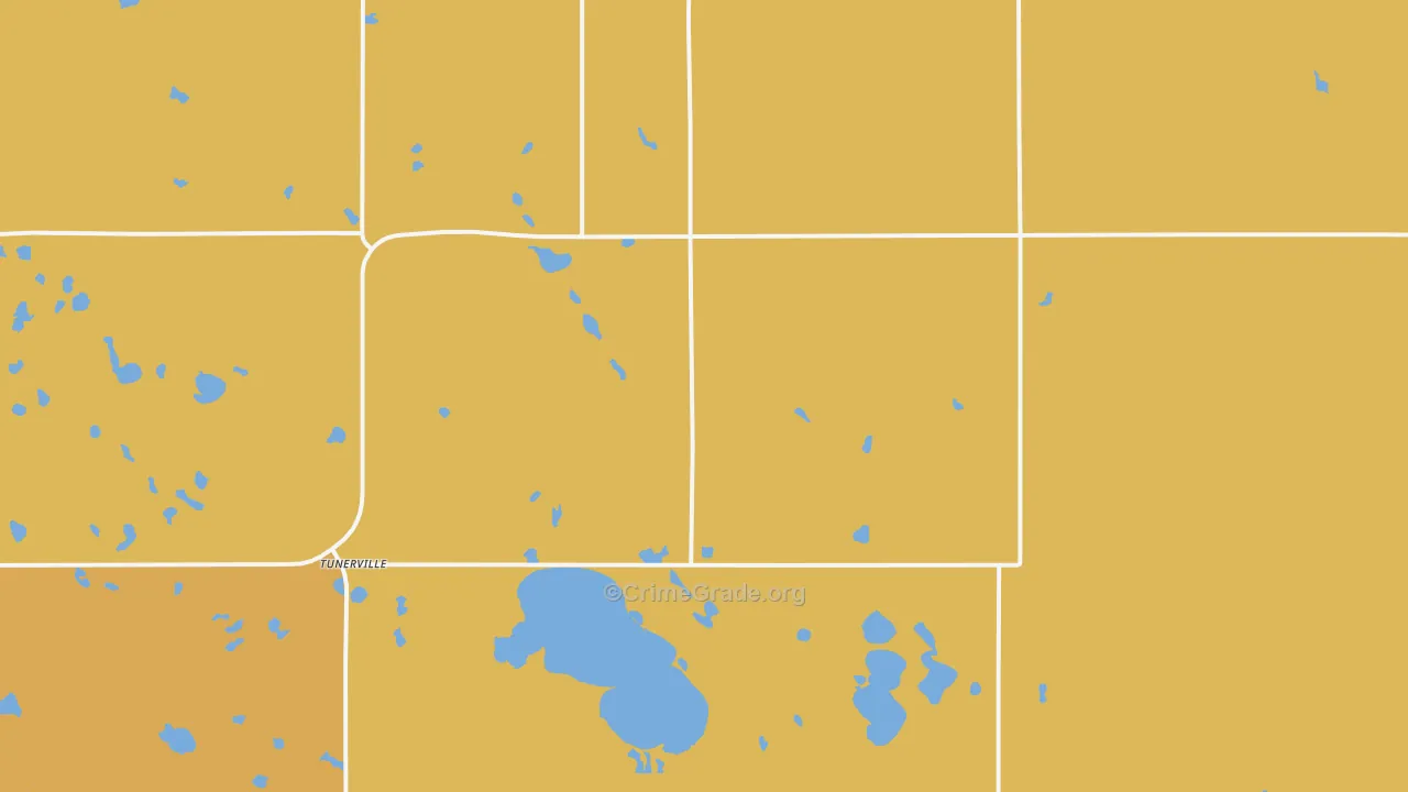 Tunerville, SD Map of Murder Rates