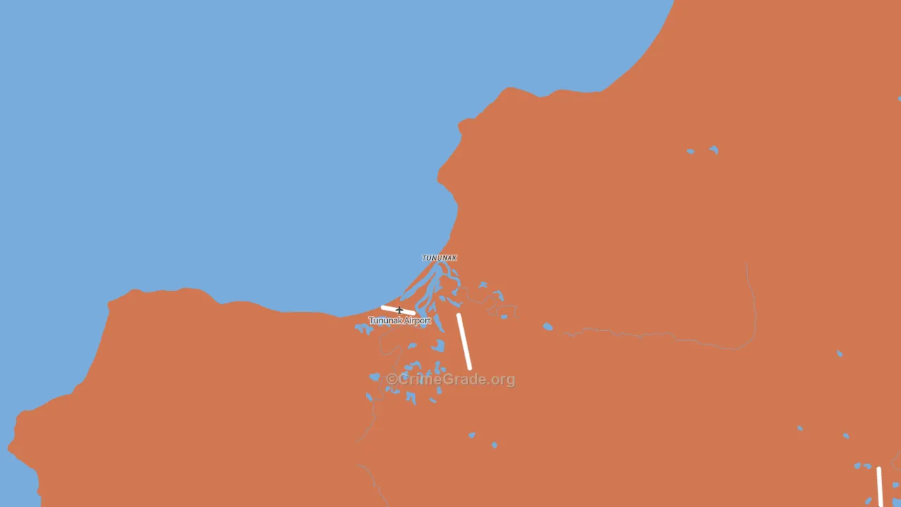 Tununak, AK Map of Murder Rates