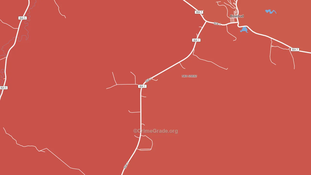 Two Strike, SD Map of Murder Rates