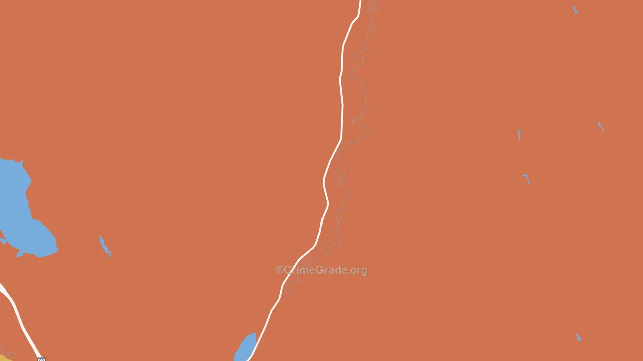 Ucross, WY Map of Murder Rates