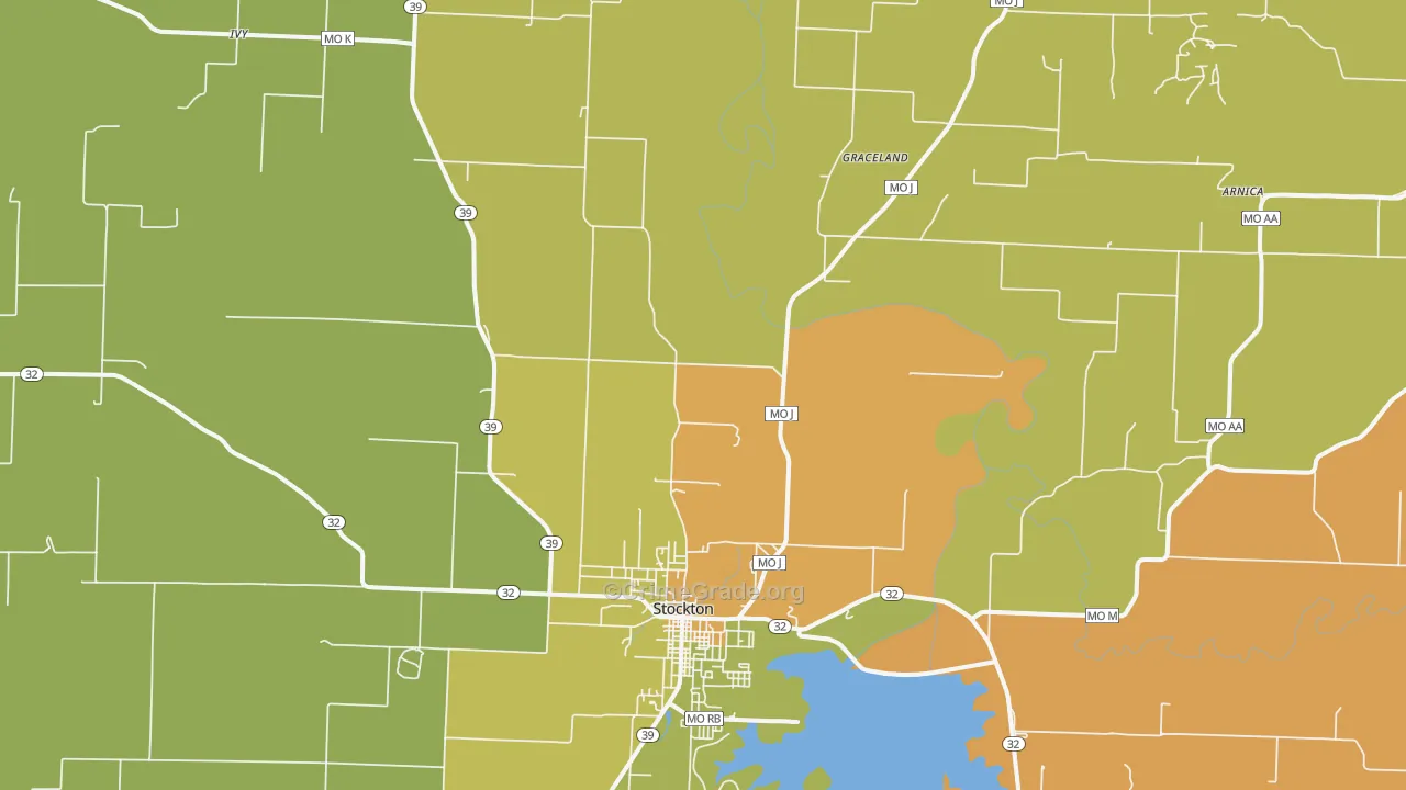 Umber, MO Map of Murder Rates