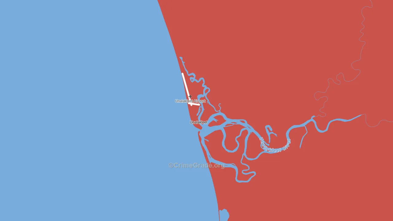 Unalakleet, AK Map of Murder Rates