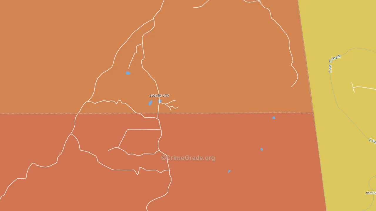 Uniontown, OK Map of Murder Rates