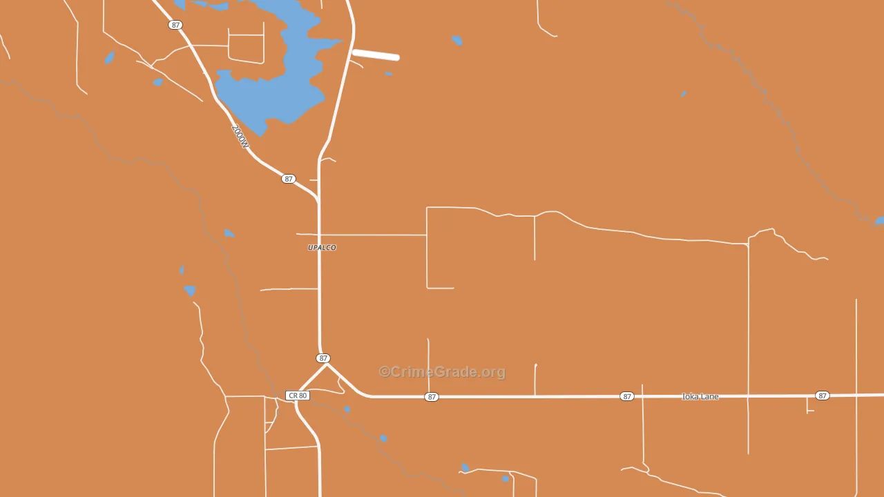 Upalco, UT Map of Murder Rates