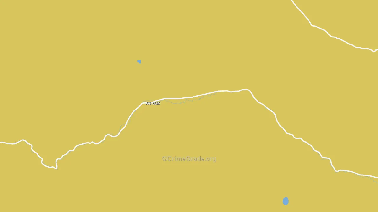 Ute Park, NM Map of Murder Rates