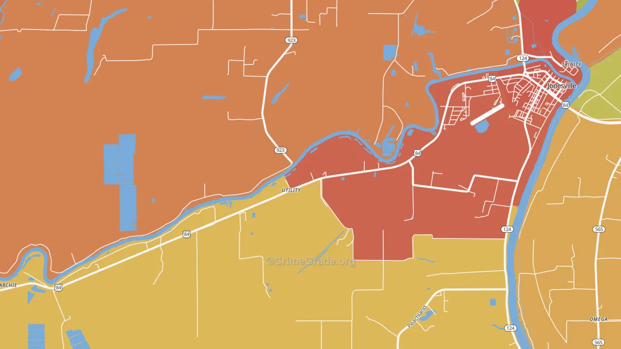 Utility, LA Map of Murder Rates