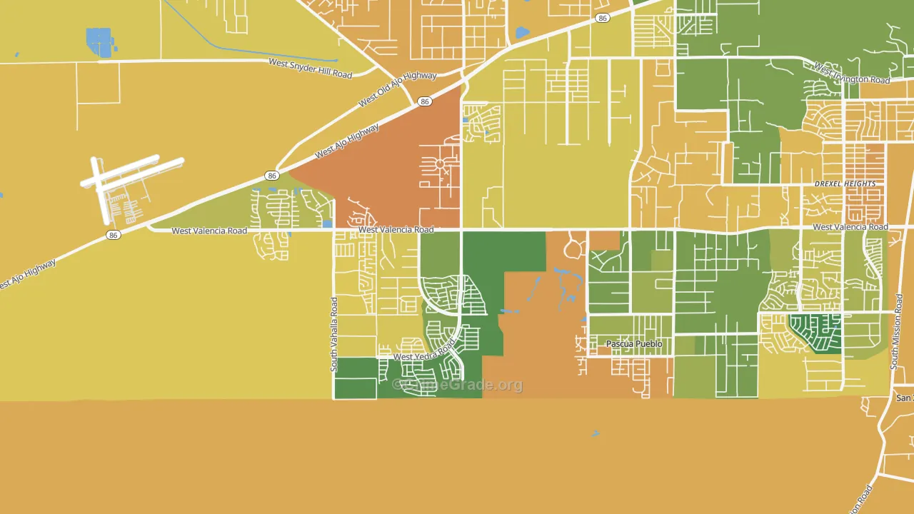 Valencia West, AZ Map of Murder Rates