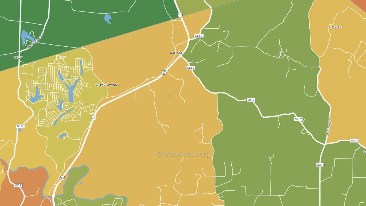 Valles Mines, MO Map of Murder Rates