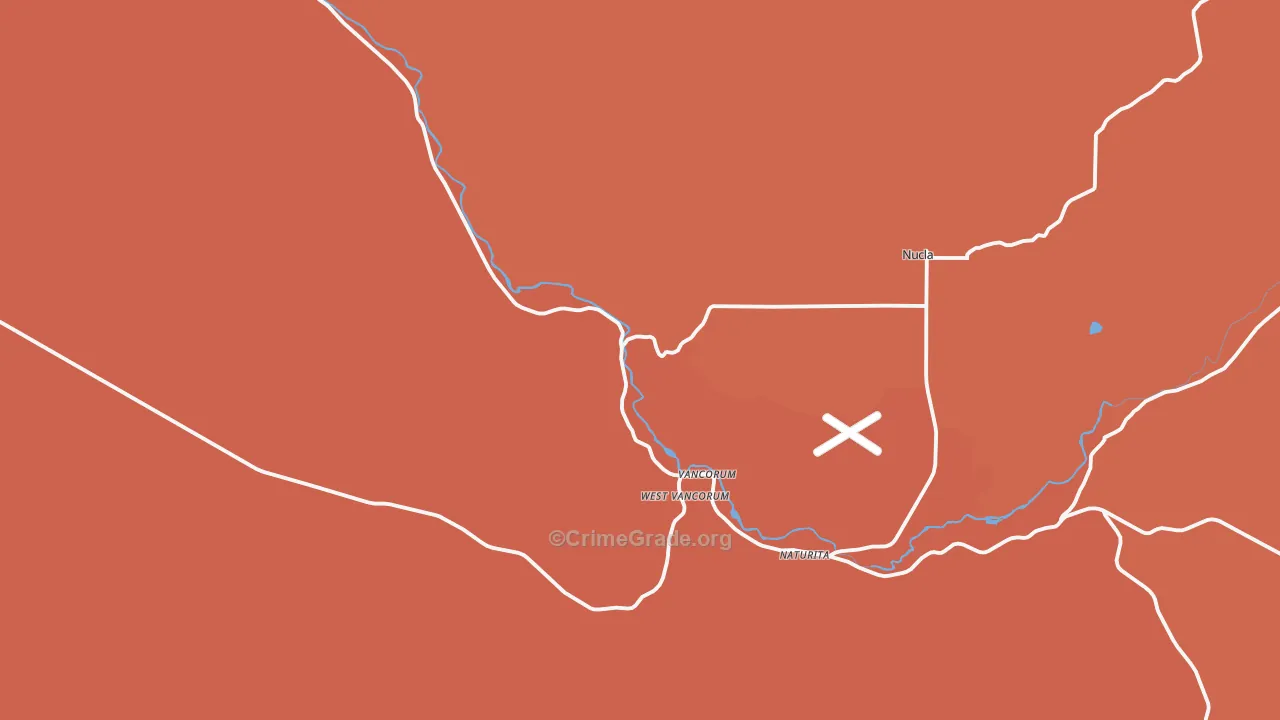 Vancorum, CO Map of Murder Rates