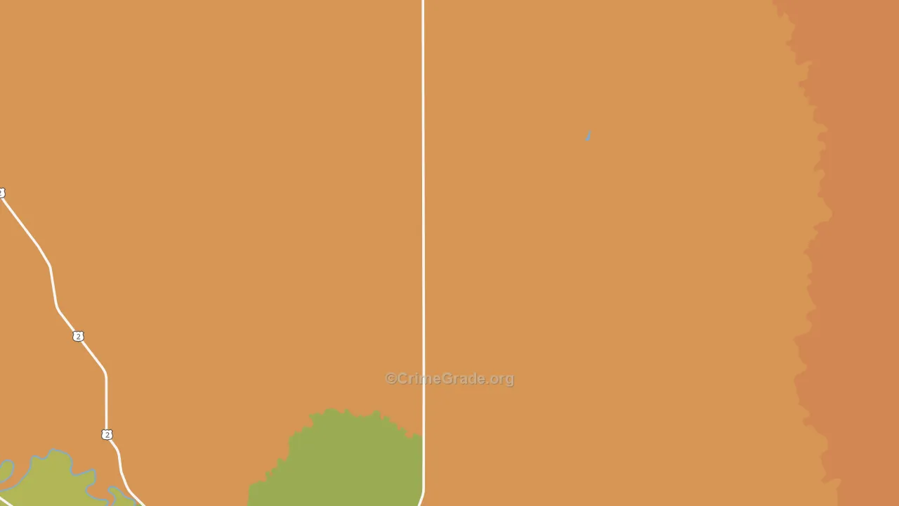 Vandalia, MT Map of Murder Rates