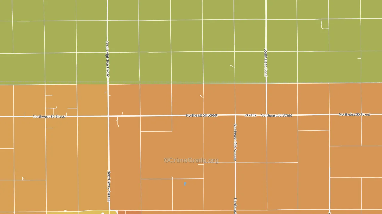 Varner, KS Map of Murder Rates