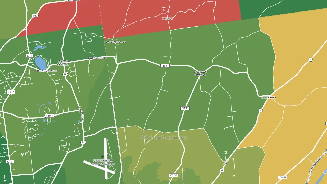 Vaughns Corners, NY Map of Murder Rates