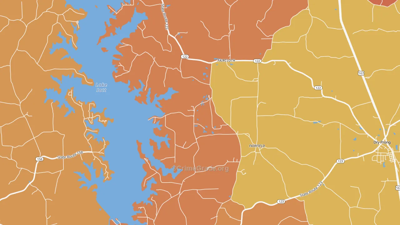 Verda, LA Map of Murder Rates