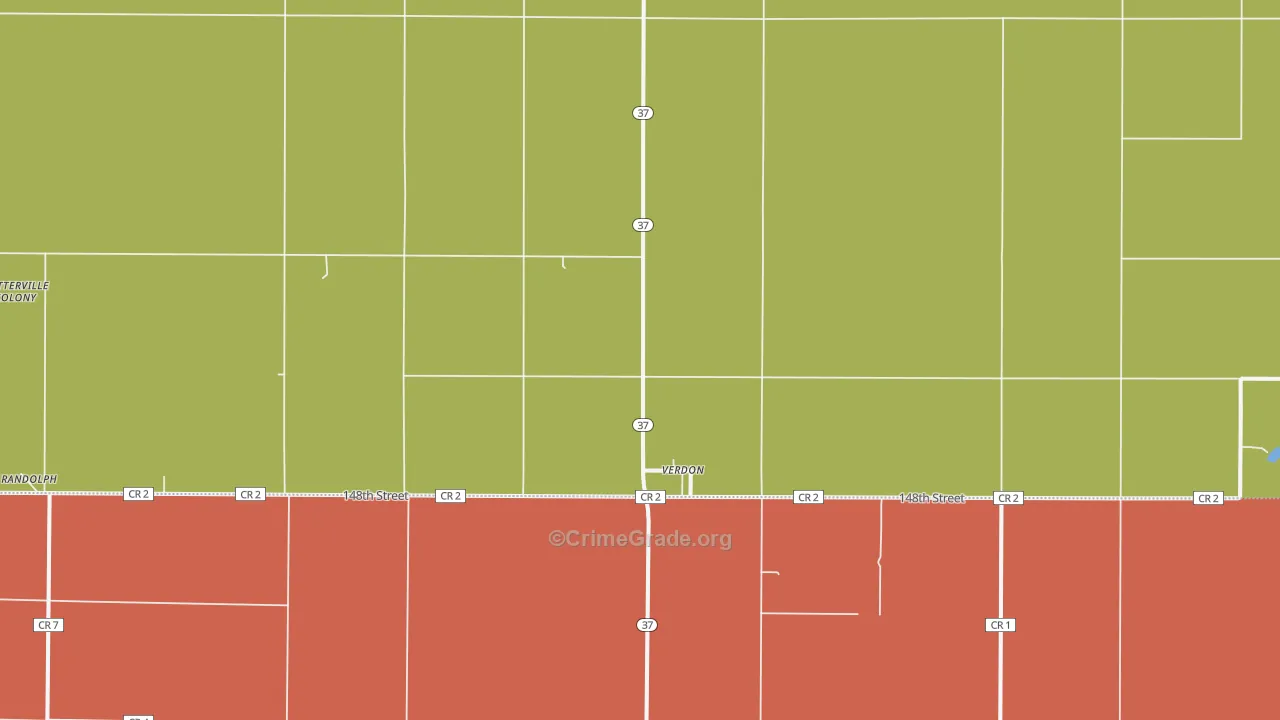 Verdon, SD Map of Murder Rates