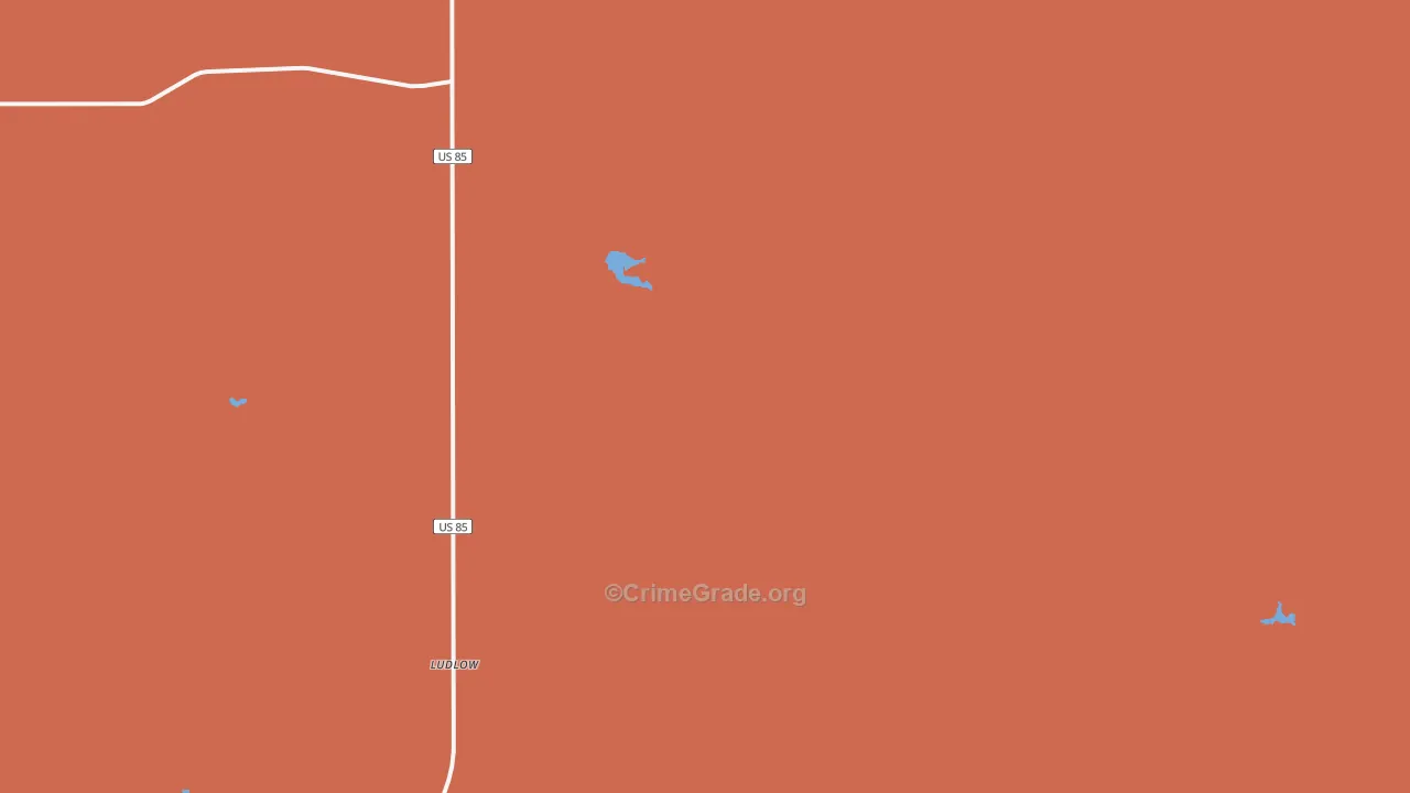 Vessey, SD Map of Murder Rates