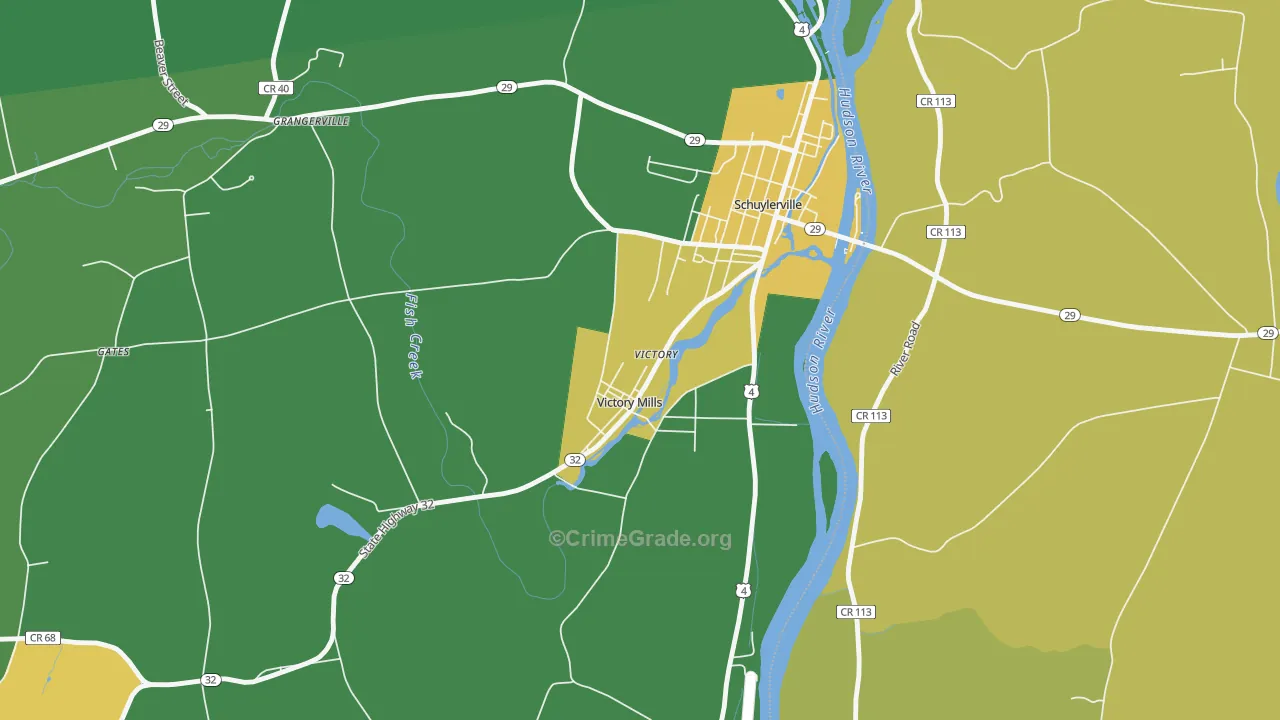Victory, NY Map of Murder Rates