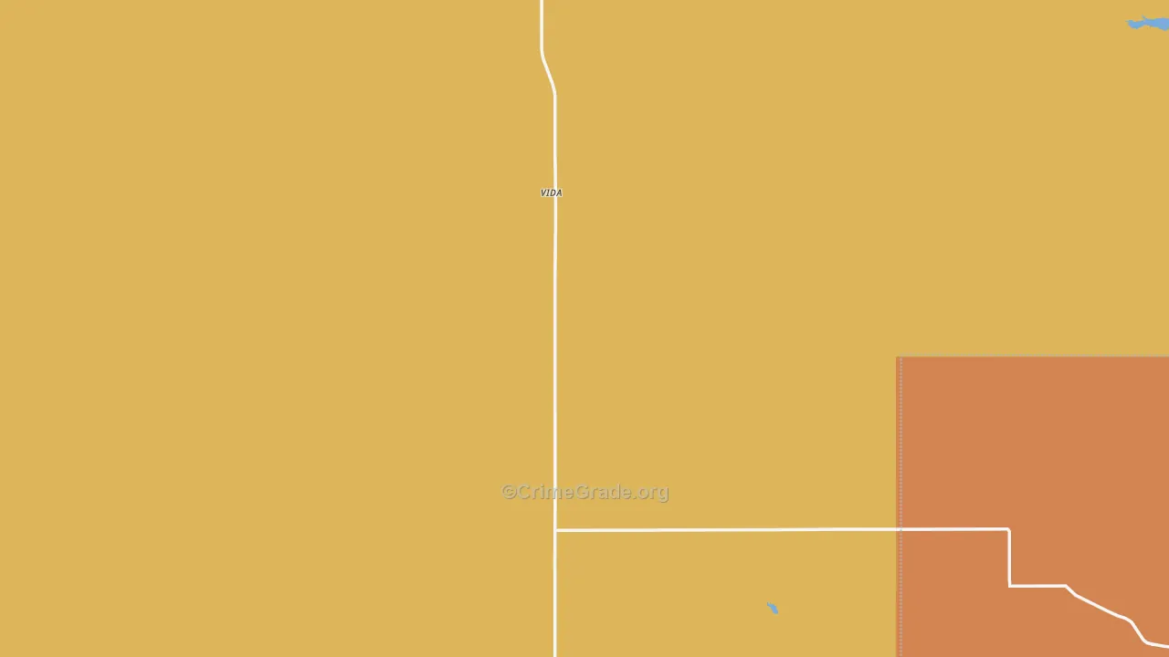 Vida, MT Map of Murder Rates