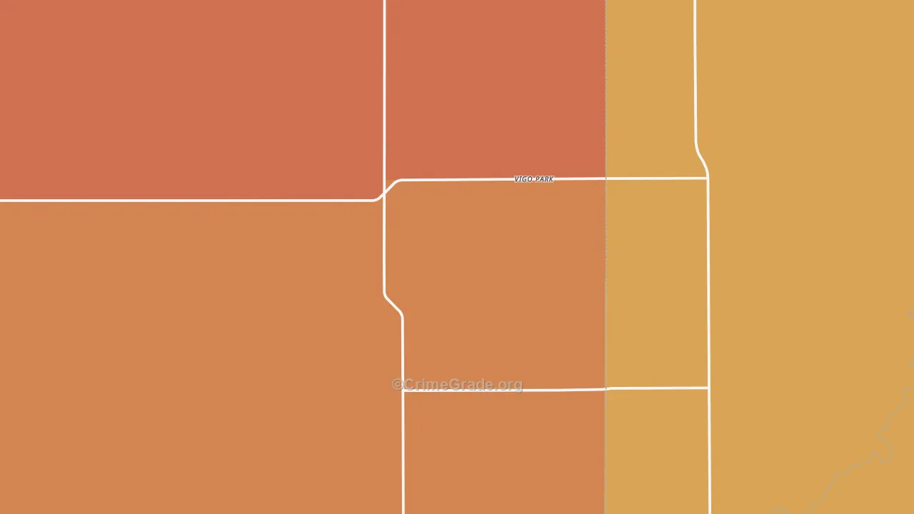 Vigo Park, TX Map of Murder Rates