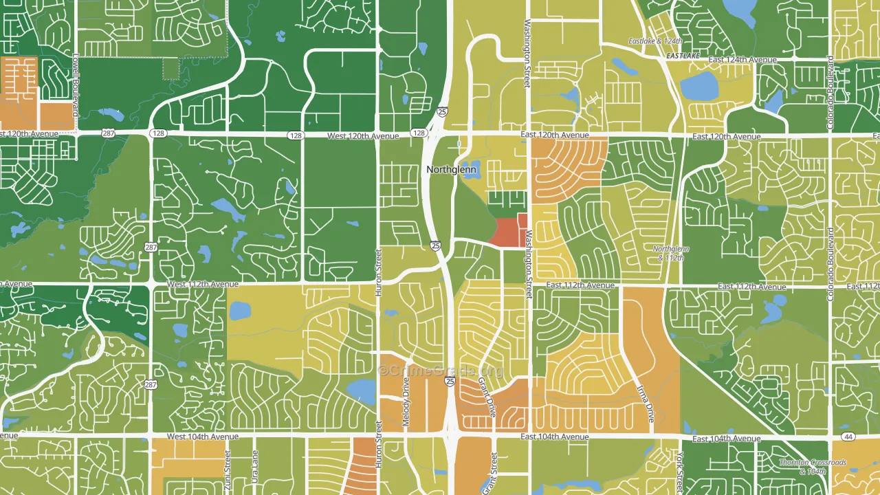 Village at North Hills, Northglenn, CO Map of Murder Rates