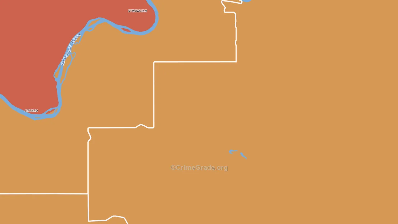 Virgelle, MT Map of Murder Rates