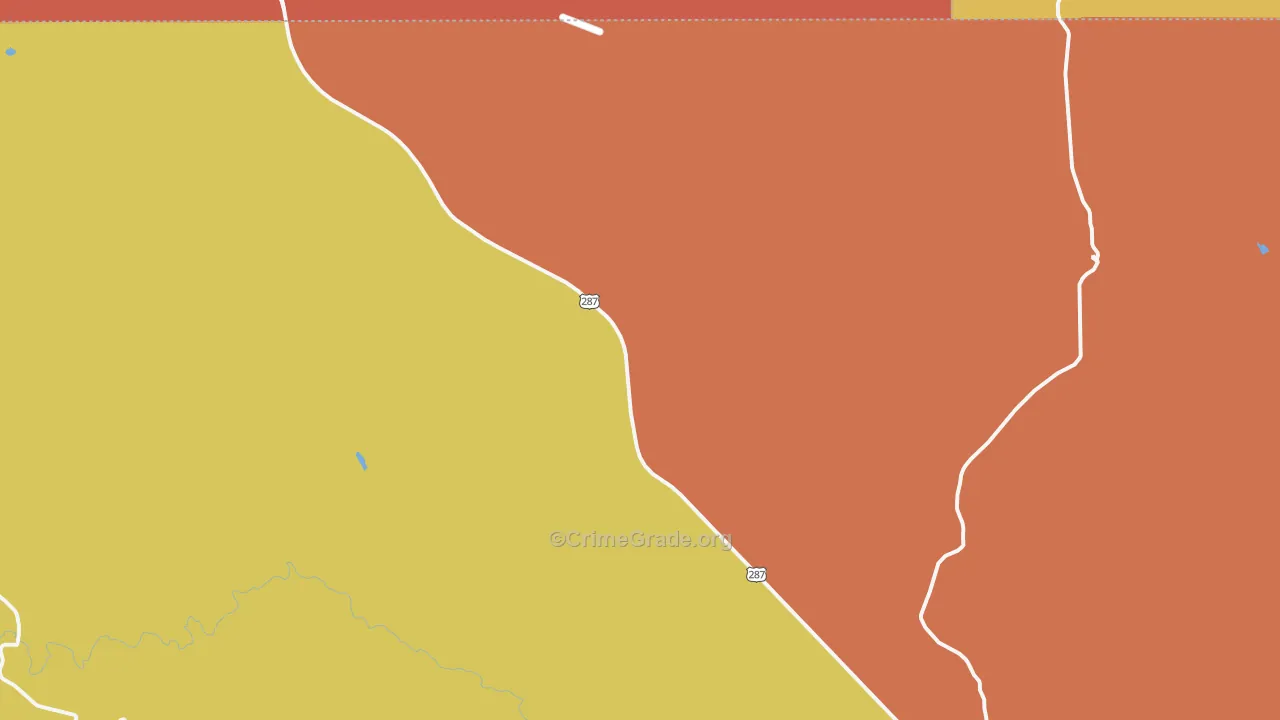 Virginia Dale, CO Map of Murder Rates