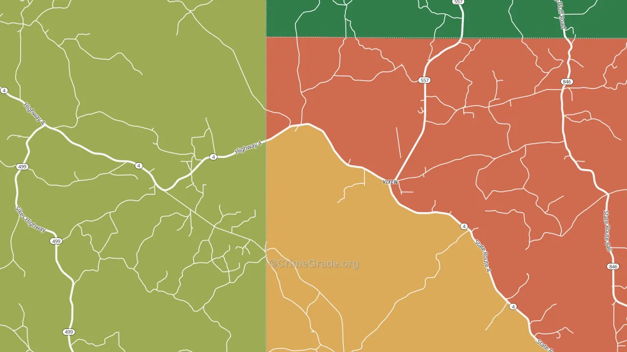 Vixen, LA Map of Murder Rates