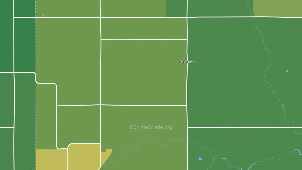 Wadena County, MN Map of Murder Rates