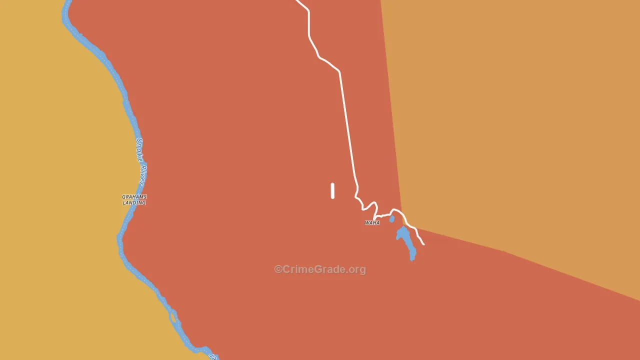 Waha, ID Map of Murder Rates