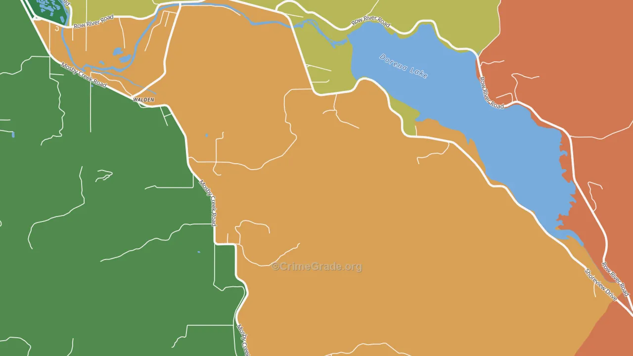 Walden, OR Map of Murder Rates
