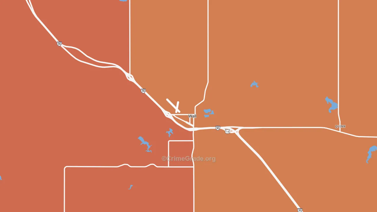 Wall, SD Map of Murder Rates