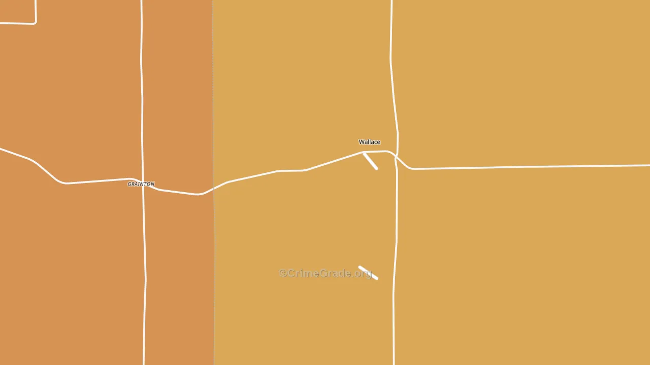Wallace, NE Map of Murder Rates