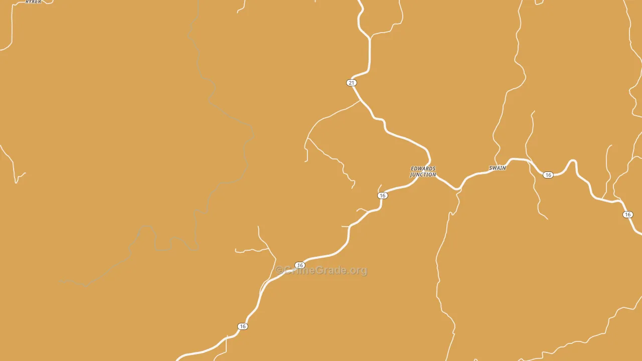 Walnut, AR Map of Murder Rates