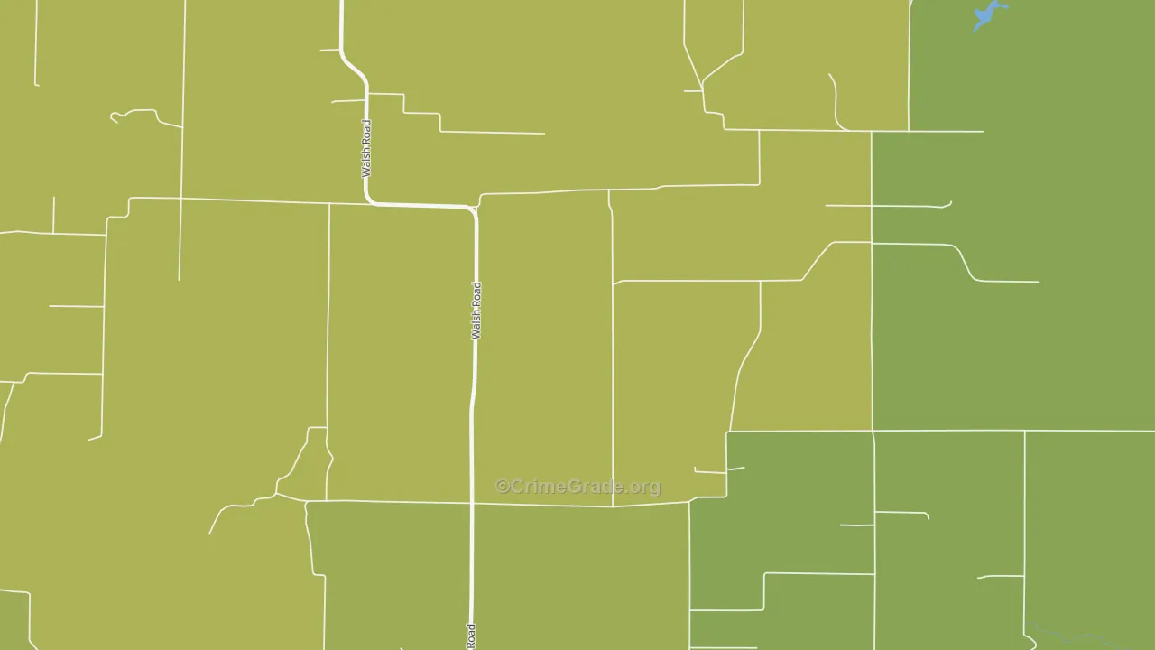 Walsh, IL Map of Murder Rates