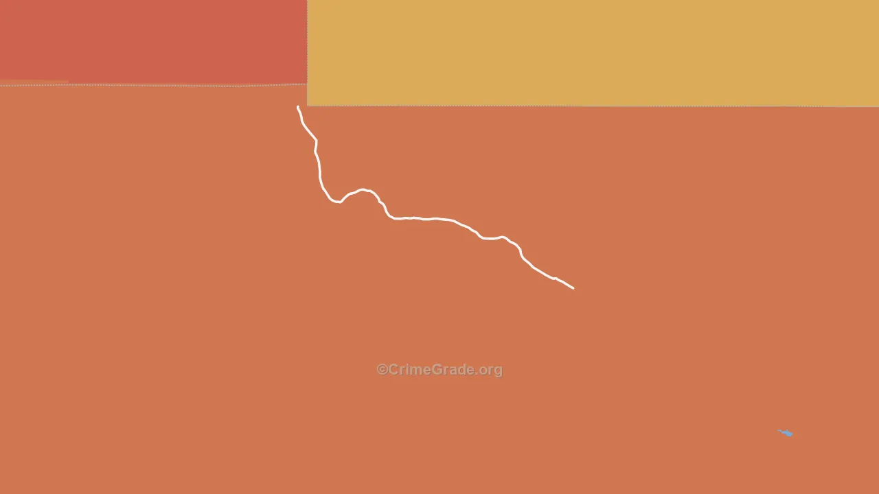 Waltman, WY Map of Murder Rates
