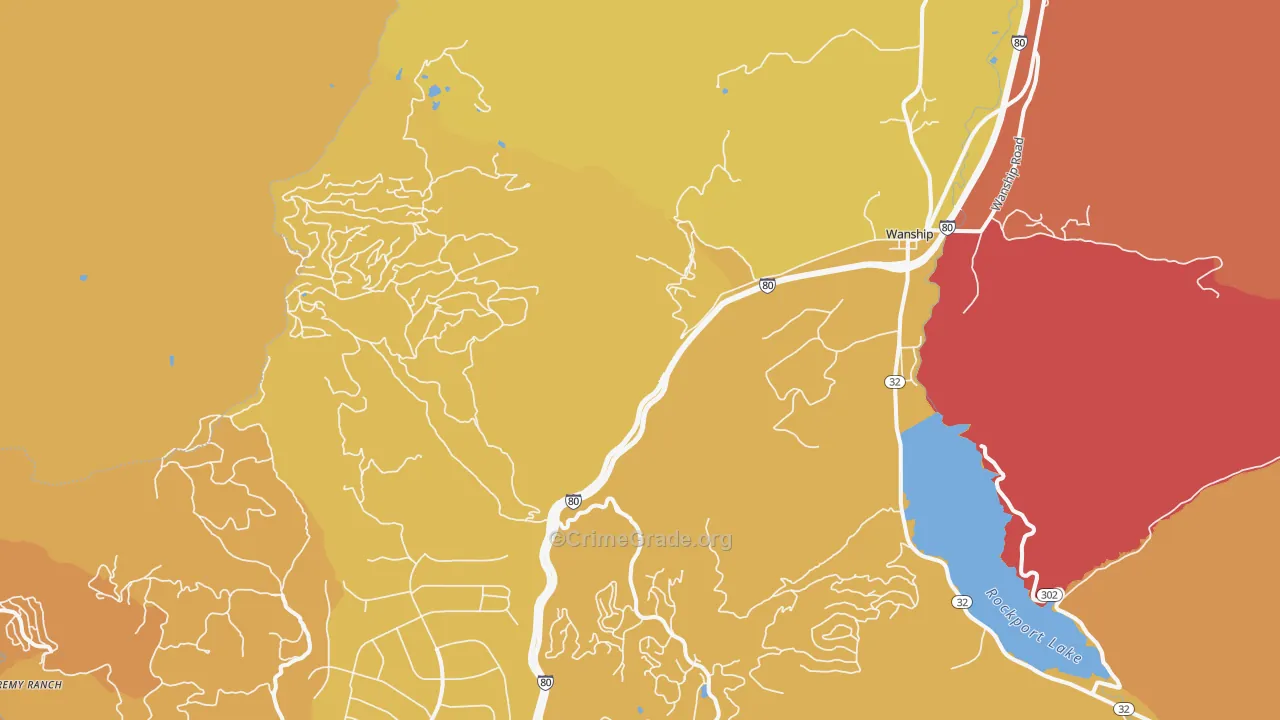 Wanship, UT Map of Murder Rates