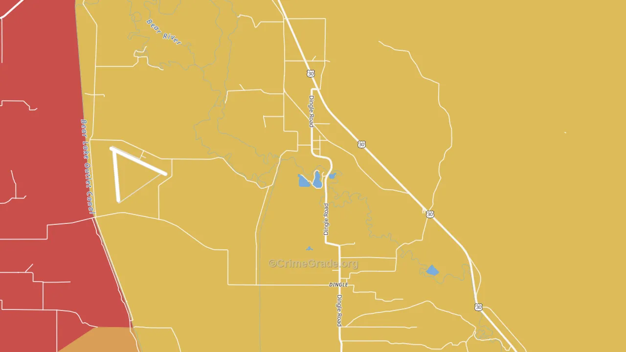 Wardboro, ID Map of Murder Rates