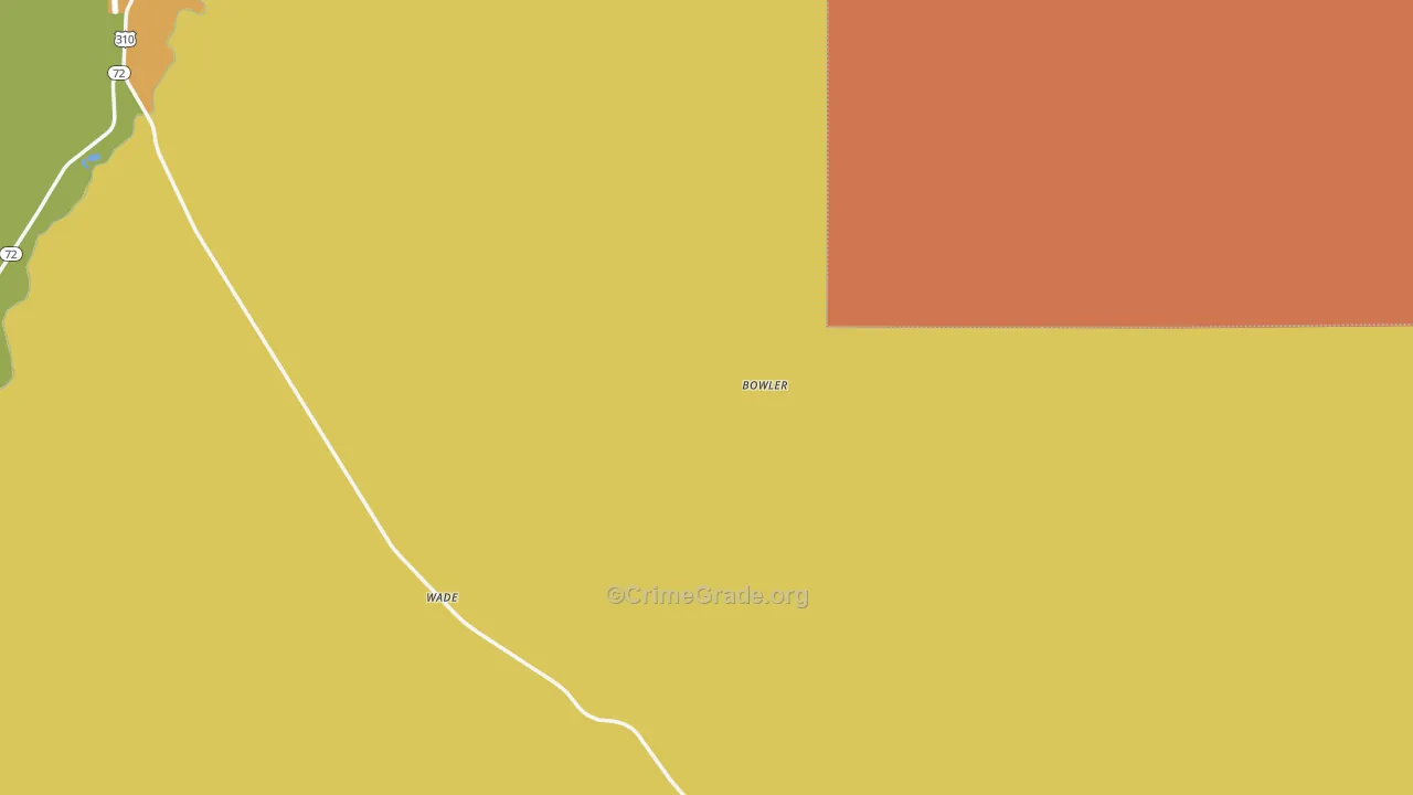 Warren, MT Map of Murder Rates