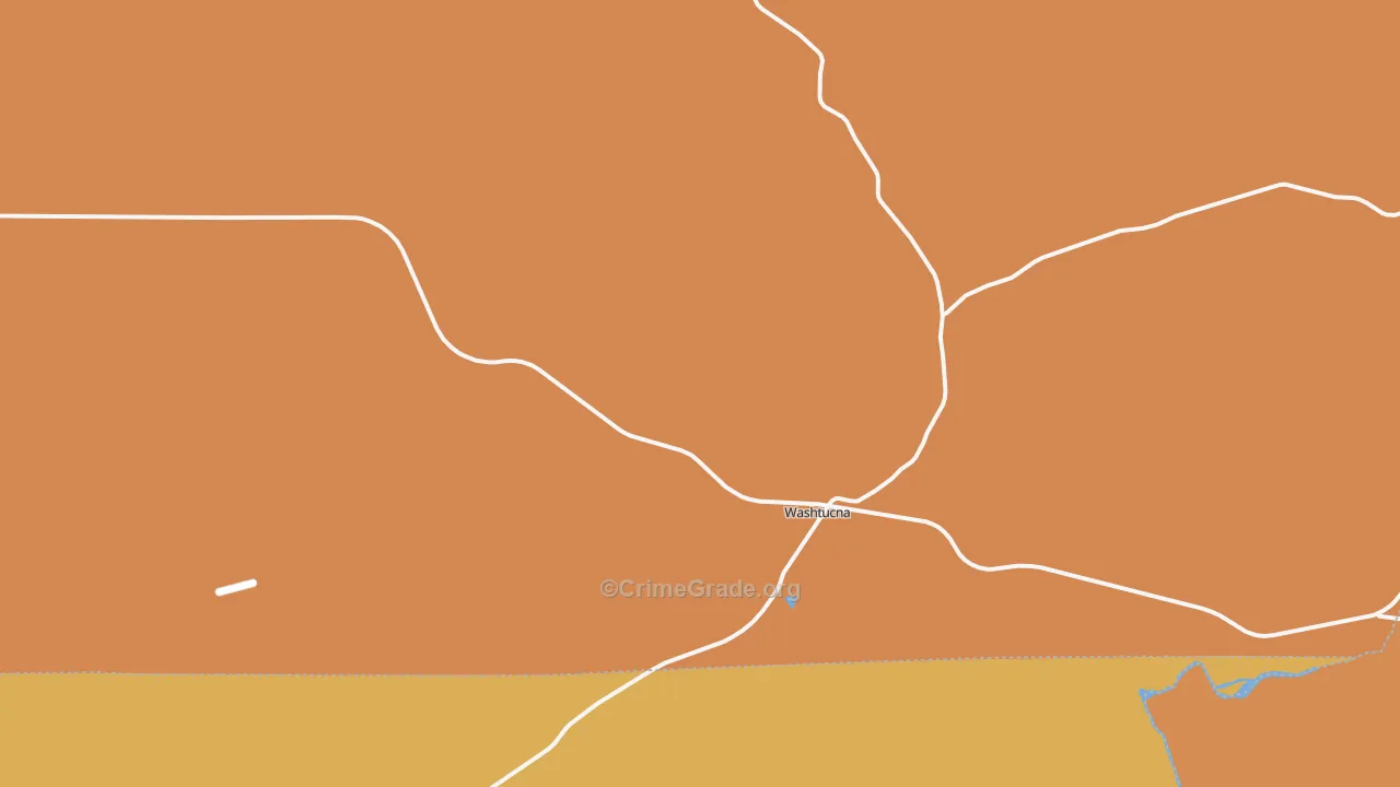 Washtucna, WA Map of Murder Rates