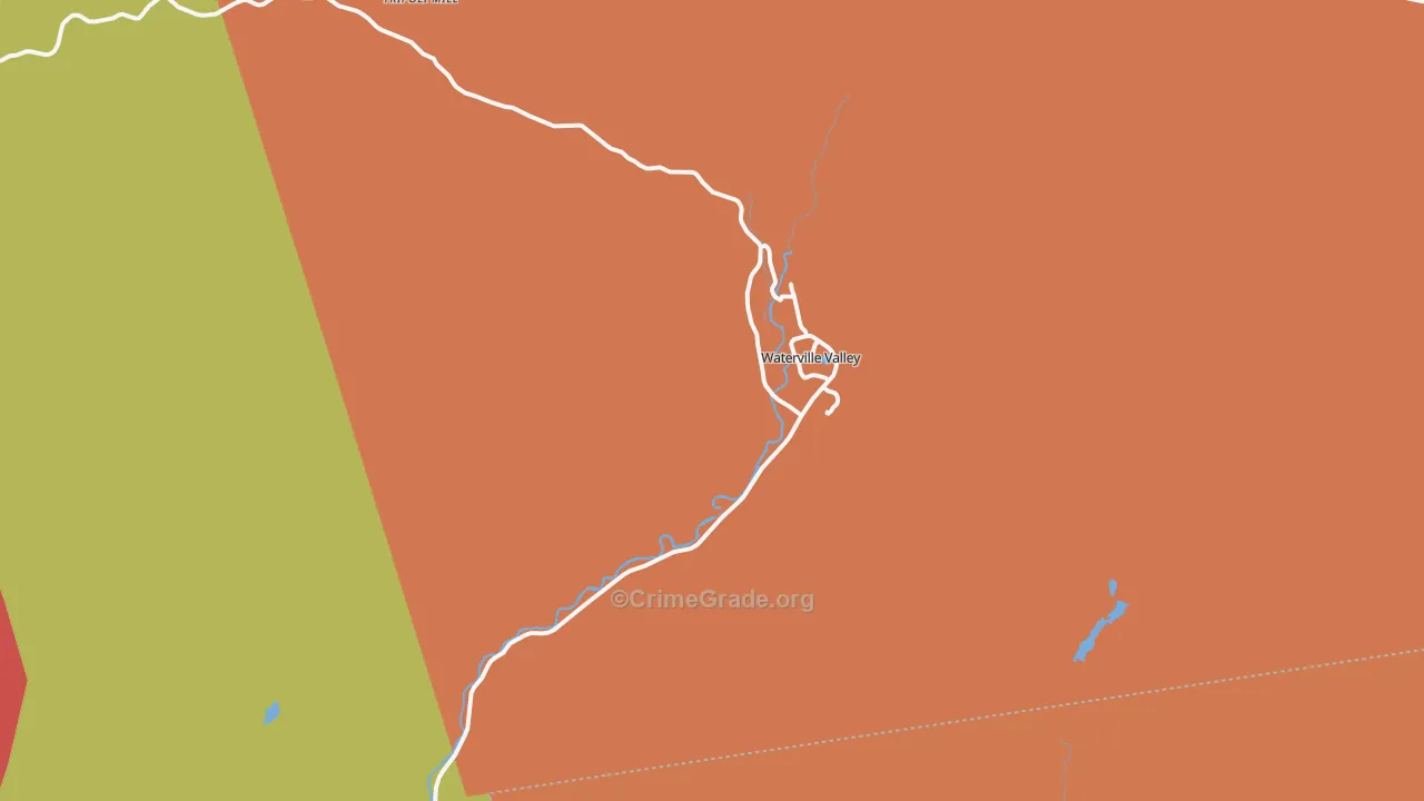 Waterville Valley, NH Map of Murder Rates