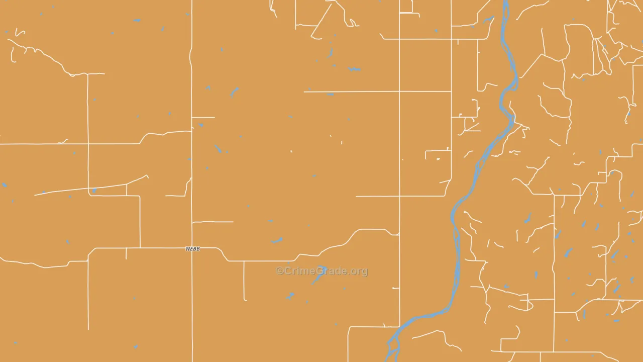 Webb, OK Map of Murder Rates