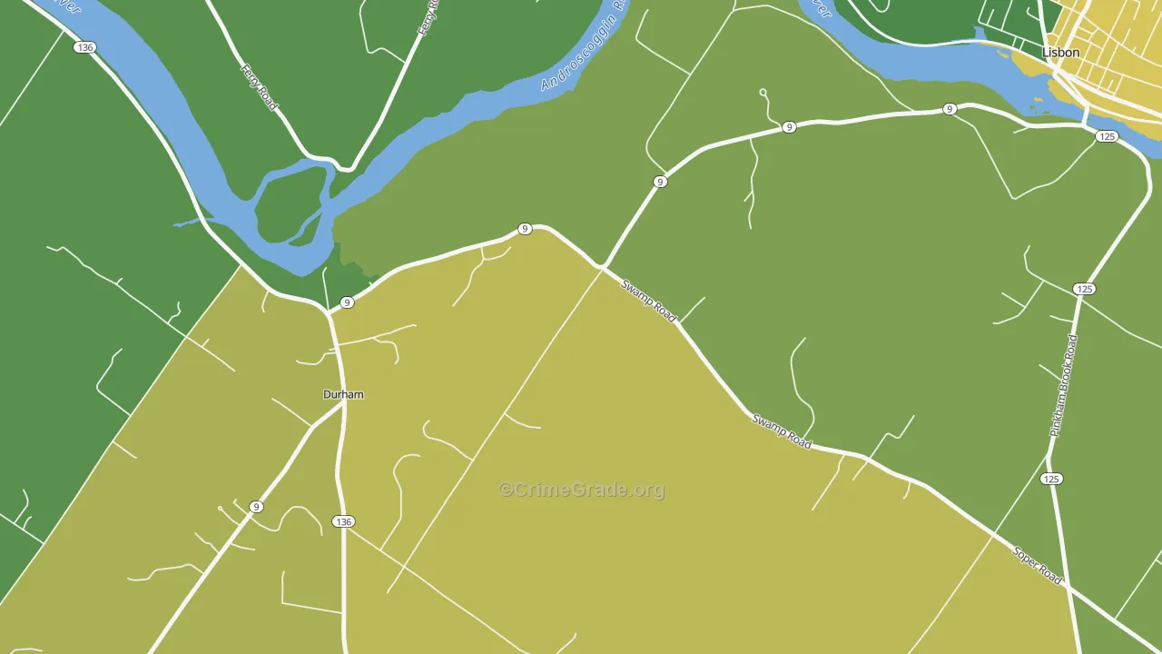 Webster Corner, ME Map of Murder Rates