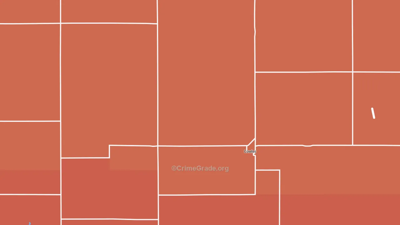 Webster County, NE Map of Murder Rates