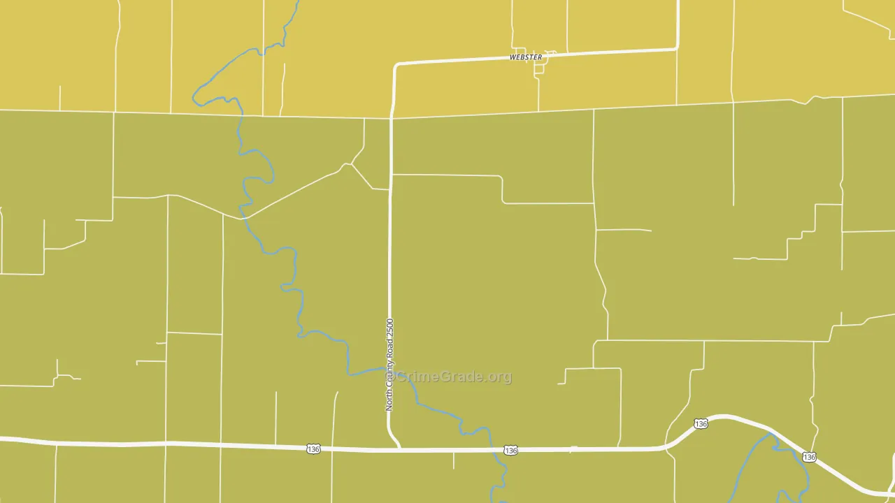 Webster, IL Map of Murder Rates